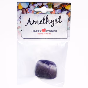 Happy Stones - Knuffel edelsteen - Amethyst / Engelensteen