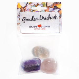 Happy Stones - Knuffel edelsteen - de Gouden Driehoek