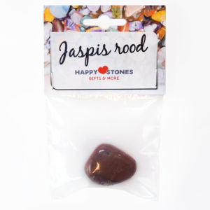 Happy Stones - Knuffel edelsteen - rode Jaspis