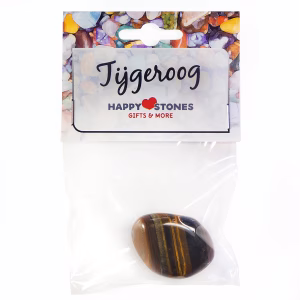 Happy Stones - Knuffel edelsteen - Tijgeroog