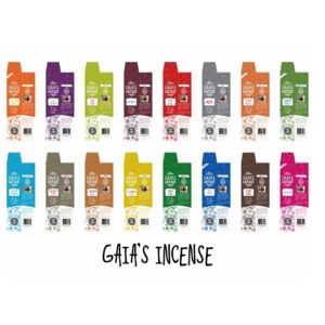 Mix wierook Gaia's Incense - try-out 16 pakjes wierook