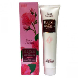 Rose of Bulgaria verzachtende Voetcrème Rozen - 75 ml.