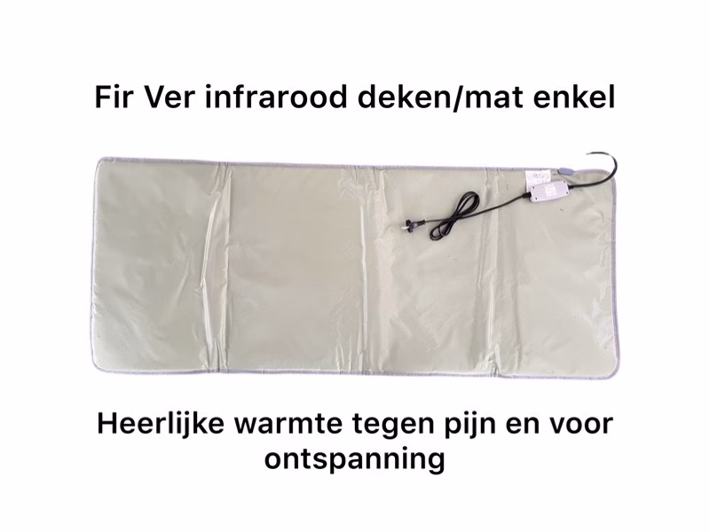 FIR Infrarood deken - enkele warmtedeken - 60 x 150 cm. € 140 (UITVERKOCHT)