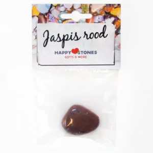 Happy Stones - Knuffel edelsteen - rode Jaspis