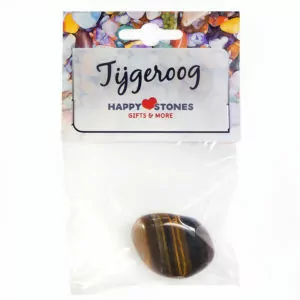 Happy Stones - Knuffel edelsteen - Tijgeroog