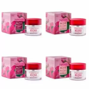 Voordeelbundel Rose of Bulgaria 2 x dag- & 2 x nachtcrème € 25